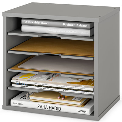 Logan Stackable 5-Tier Paper, Mail and File Organizer
