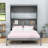 Murphy Bed with Mattress Holder and Slats-687782638-687782637