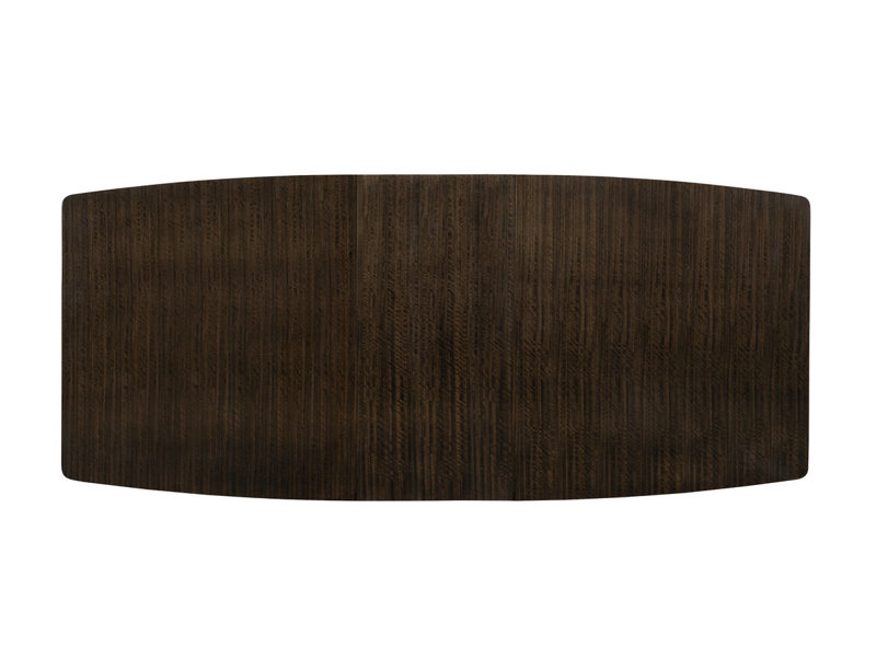 Modern Streamline Solid Wood Dining Table