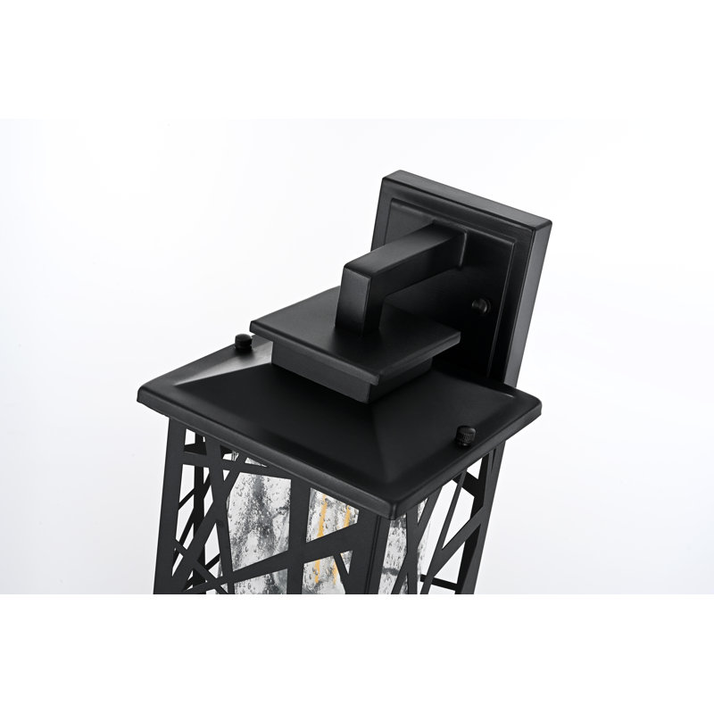 Tackett 7 Inch Outdoor Wall Sconce in Black