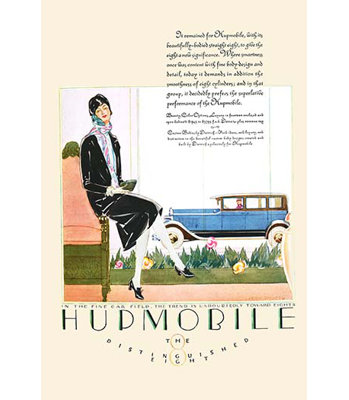 « hupmobile », affiche rétro