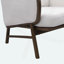 Chaise d'appoint en tissu Sherpa