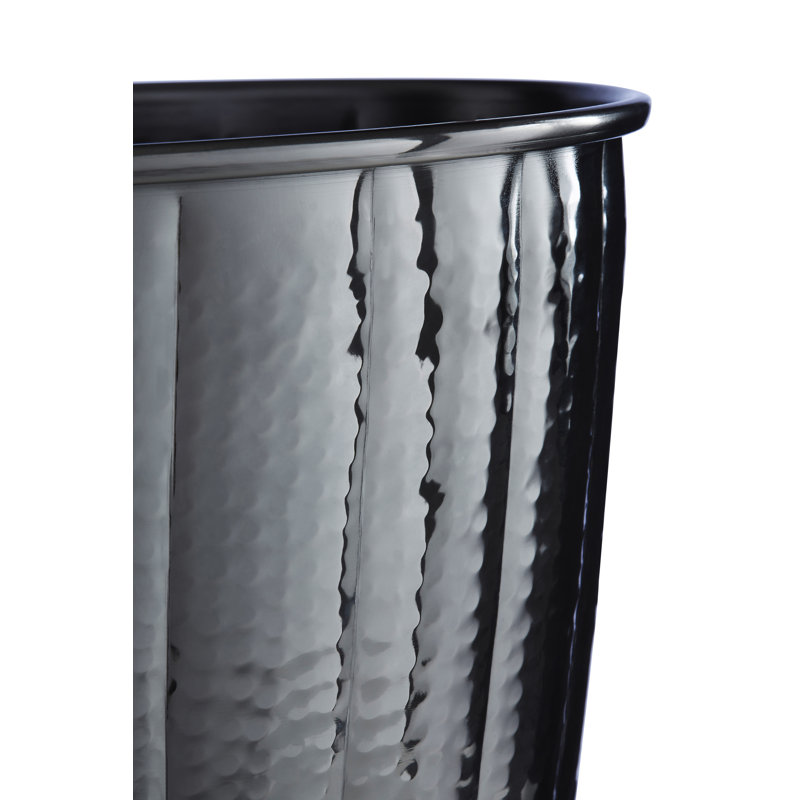Steel Open Waste Bin - 7.1L, Black Nickel