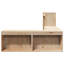 Kimberlee 222cm W Solid Wood Bedside Table-569733118