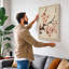 Moonlit Cherry Blossom Japandi - Wrapped Canvas-2132899810-2132899814