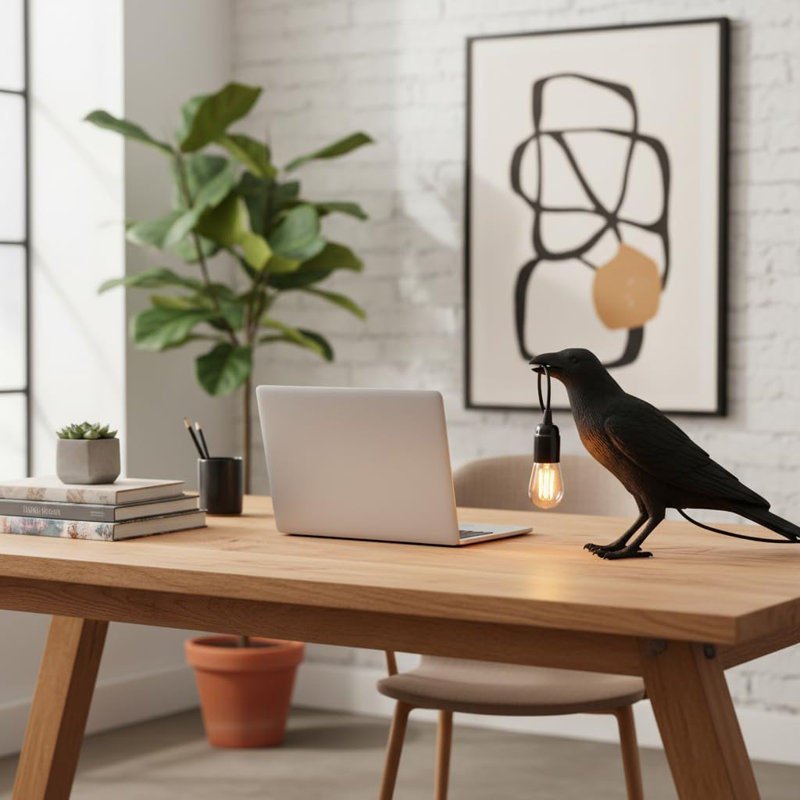 Resin Desk Lamp