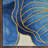Handmade Hand Tufted Viscose Area Rug in Blue/Purple/Yellow-87183720