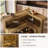 Home Corner Bar Cabinet,L-Shaped Liquor Bar Table-1806547851