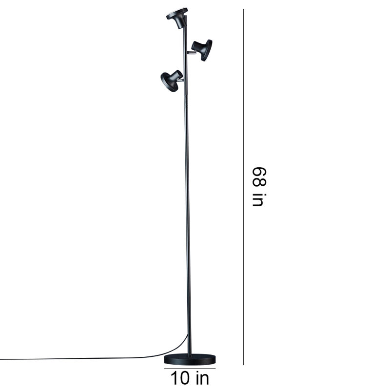 36W RGB LED Modern Dimmable Tree Floor Lamp