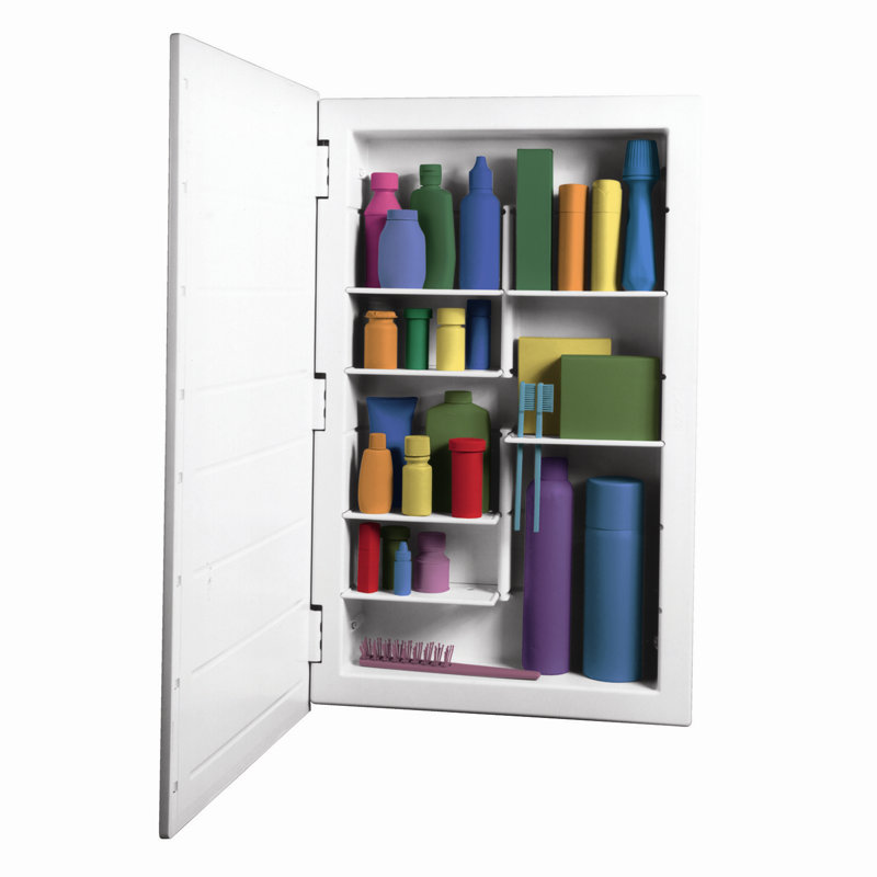 Armoire à pharmacie encastrée à 1 porte LaBlanc, H 26 po x l 16 po x P 3 po