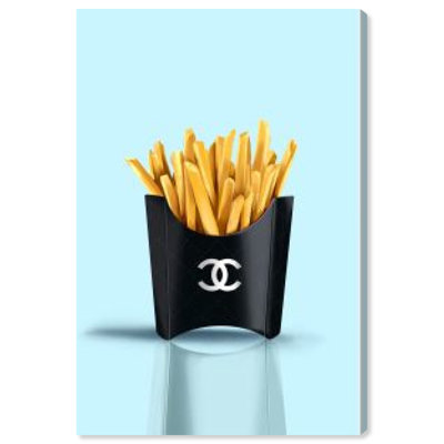 " Fashion And Glam Very French French Fries Turquoise Fashion "