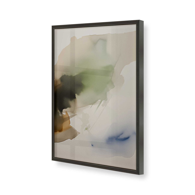«Tranquil Eearth Reverie II», reproduction, H 11 po x l 9 po, Cadre noir satiné