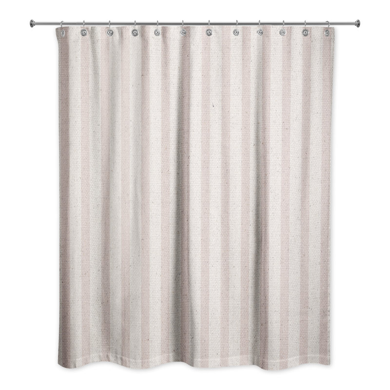 Evelia Striped Shower Curtain