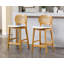 Azarah Solid Wood 25.5'' Counter Stool-2051142281-2051142280