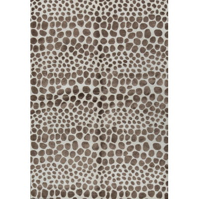 Himalayan Animal Print Area Rug in Beige/Brown