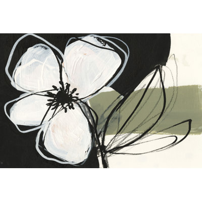 Floral Synergy VI par Jennifer Goldberger - peinture sur toile tendue
