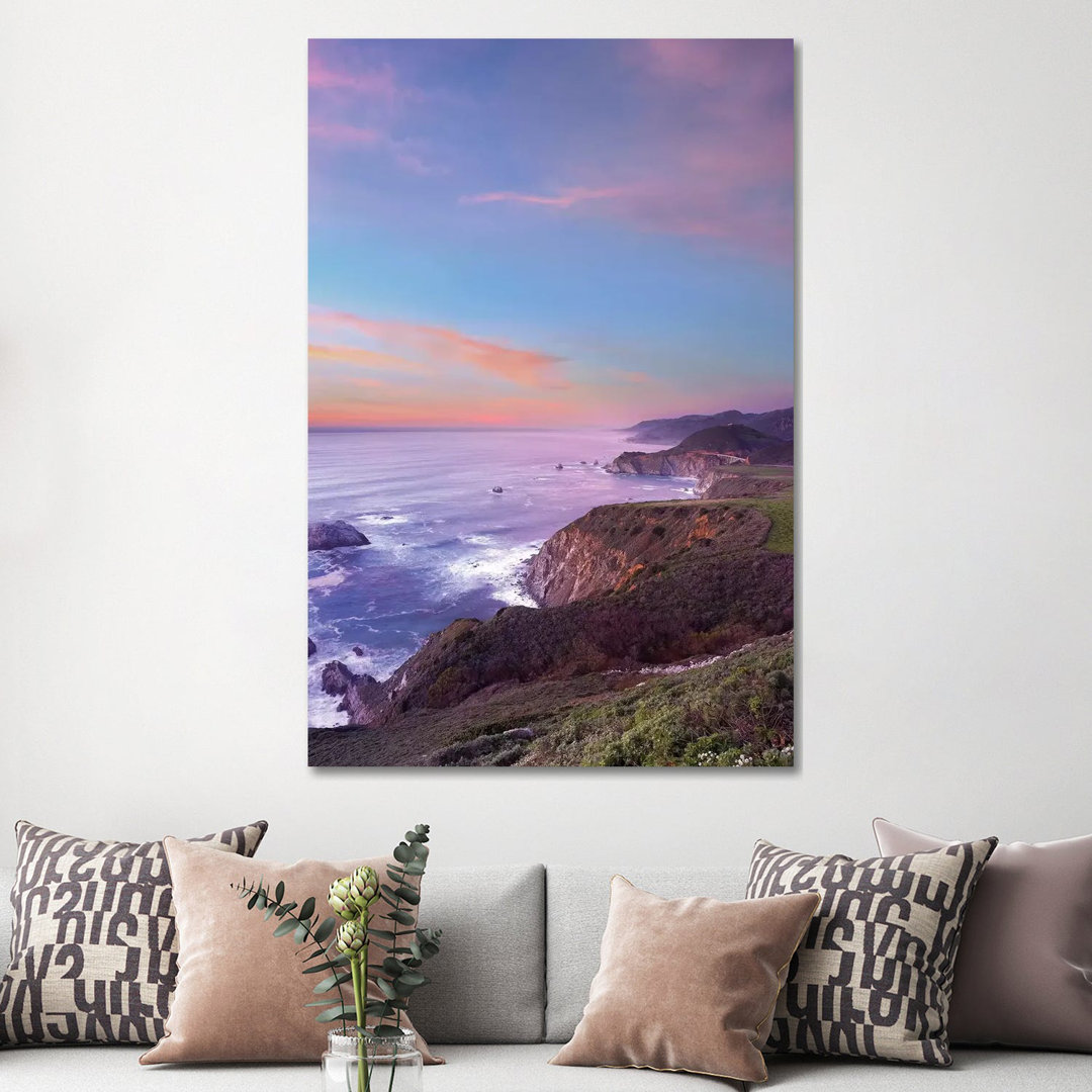 Bixby Bridge, Big Sur, California II by Tim Fitzharris - Wrapped Canvas Print