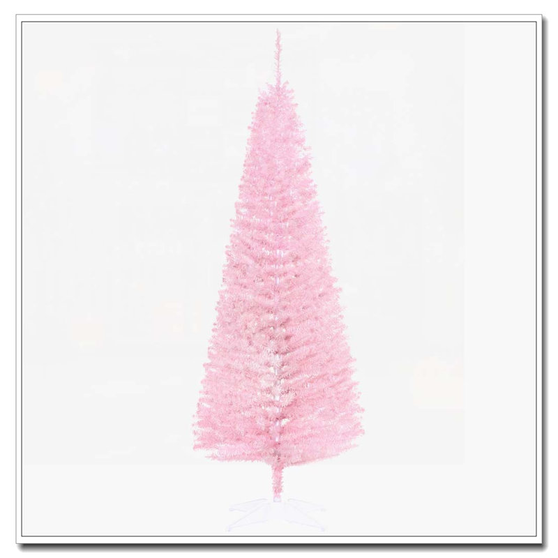 Arbre de Noël artificiel rose 5 pi