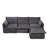 Modular Sectional Sofa Couch With Movable Ottoman