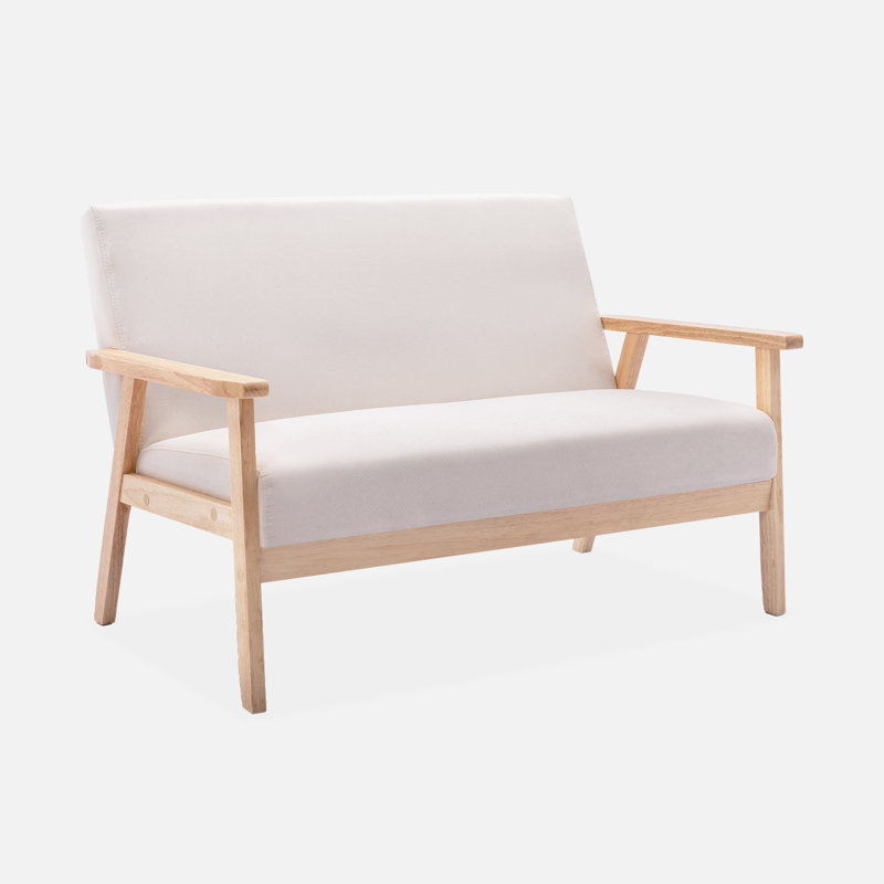 Mitre 2 Seater Loveseat, White
