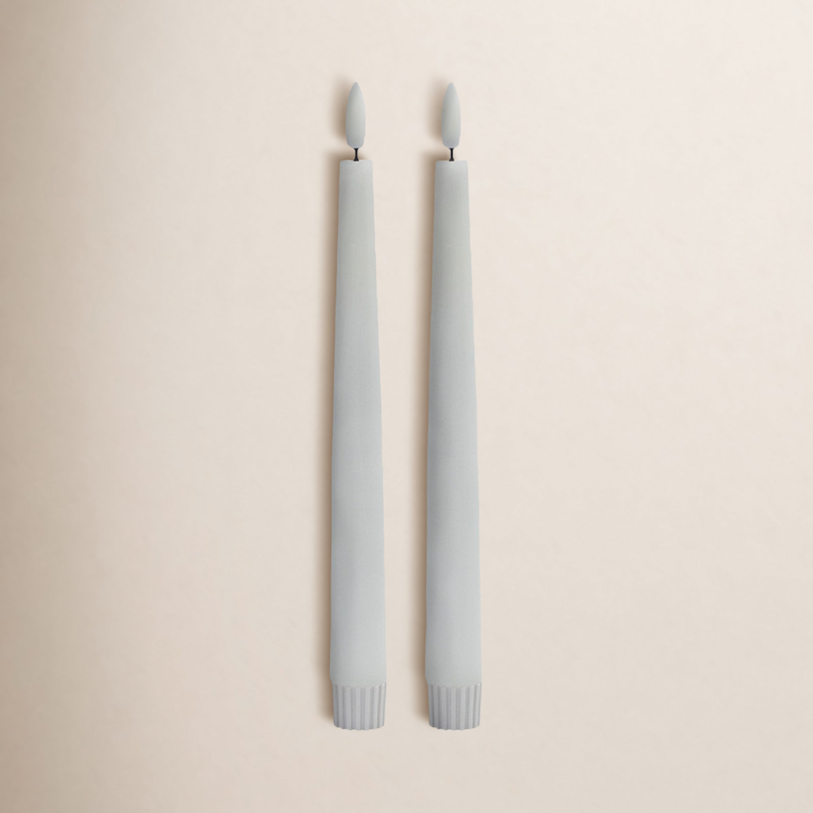 Flameless Taper Candle, White