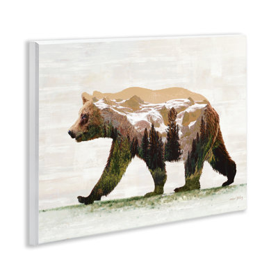 Art sur bois, motif d'ours, par Amber Sterling