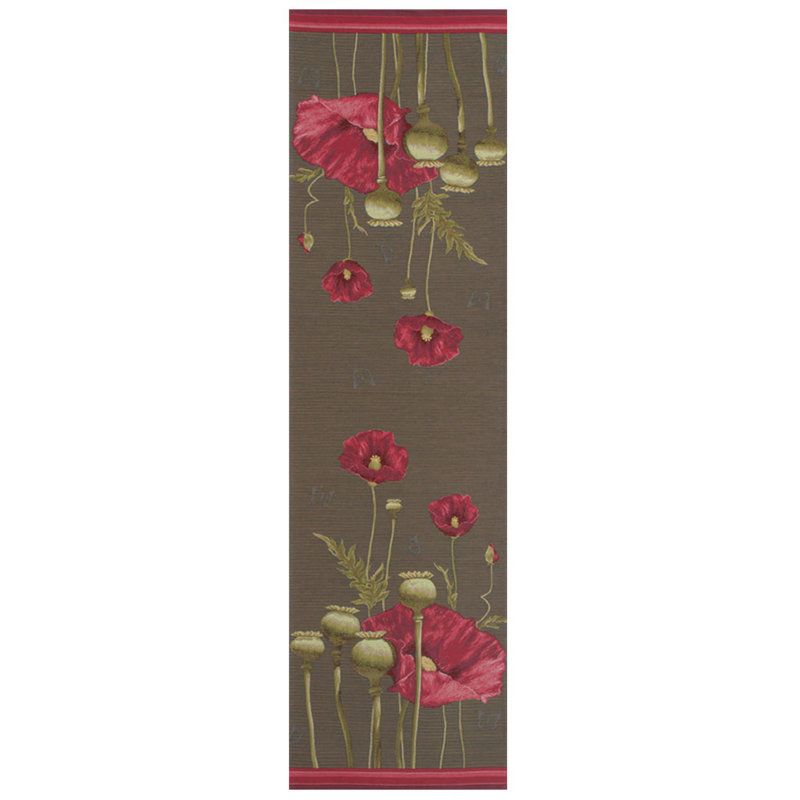 Poppy Table Runner, Brown