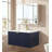 30" Brown Wall Mounted Single Bathroom Vanity With Ceramic Top-1846480413
