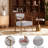 Modern Accent Chair with Iron Frame, Soft Comfort Living Room Chair for Bedroom & Dining Room-1186950802-1186950804