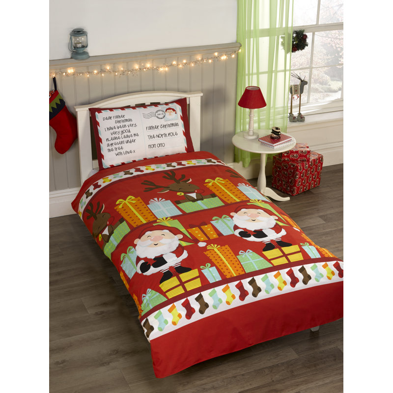 Letter To Santa Duvet Cover Set, 120 Cm x 150 cm