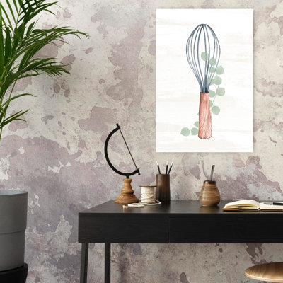 Ustensiles de cuisine - fouet en bois, art contemporain