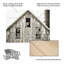 Art de lattes en bois Blue Palomino «Triangle Barn»-86785633