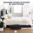 Bed Frame with Headboard and 3 Storage Drawers, Upholstered Platform Bed with Charging Station, Steel Slat Support, No Box Spring Needed, Easy Assembly-951042927-951042912