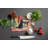 Poodle Christmas Cookies Glass Cutting Board