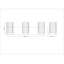 Meuble-lavabo 3 lumières Rosevale-100157103