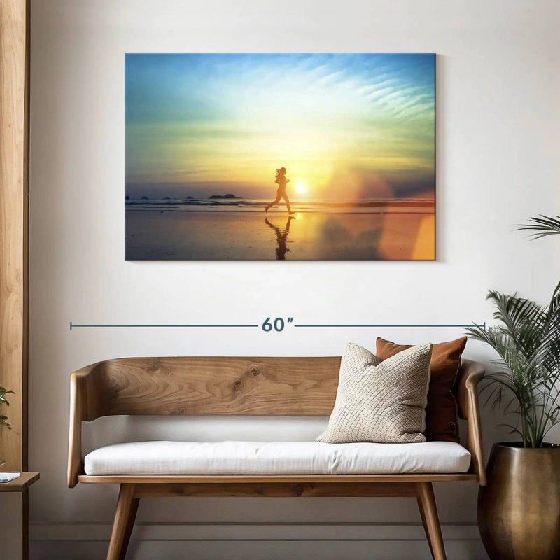 Coucher de soleil Sireci, H 30 po x l 45 po