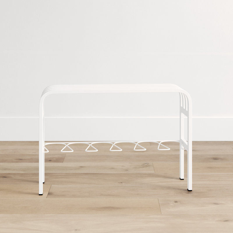 Traneka Upholstered Bench, White
