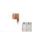 Bouton d'armoire découpé en aluminium de style moderne Mid-Century ROUS, cuivre (brun), 1 pièce-111448772