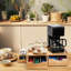 Organisateur de tiroir en bambou pour dosette de café, organisateur de tasse K pour comptoir, organisateur de rangement pour sachets de thé avec tiroir et boîte de rangement latérale pour le bar de cuisine