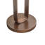 Table d'appoint ronde avec piédestal ovale unique