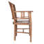 Odling 47cm H Solid Wood Slat Back Armchair