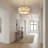 3 - Light Dimmable Drum Chandelier-1705027102