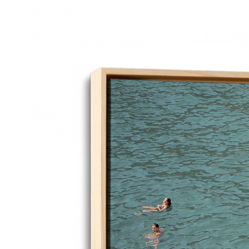 Impression sur toile rafraîchissante, H 12,75 po x l 18,75 po x P 1,75 po, Cadre américain en érable flottant, 1