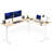 VIVO Electric Corner Desk, L-Shaped Workstation-102434968-102434977