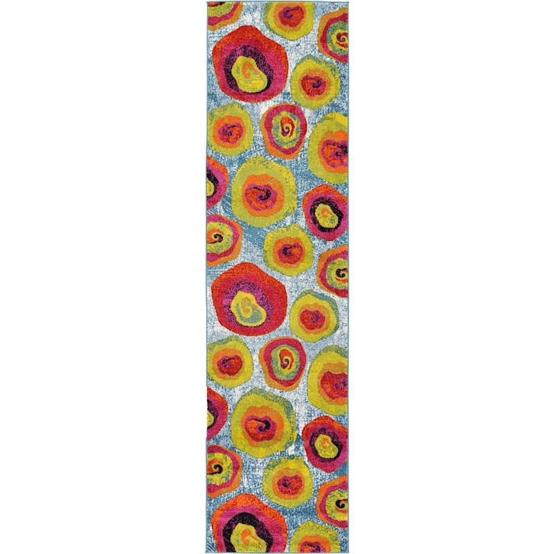 Tanguay Abstract Indoor Rug, Runner 2'7" x 10'