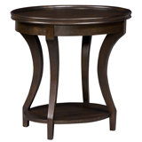 Tray Top End Table with Storage