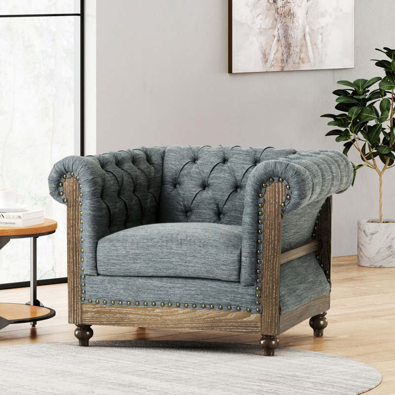 Chaise Chesterfield, chaise capitonnée, chaise simple, chaise simple de salon