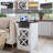Nightstand End Table With Charging Station And Adjustable Shelf