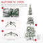 Arbre de Noël artificiel pin enneigé 7,5 pi avec des branches réalistes et 668 pointes-632664865
