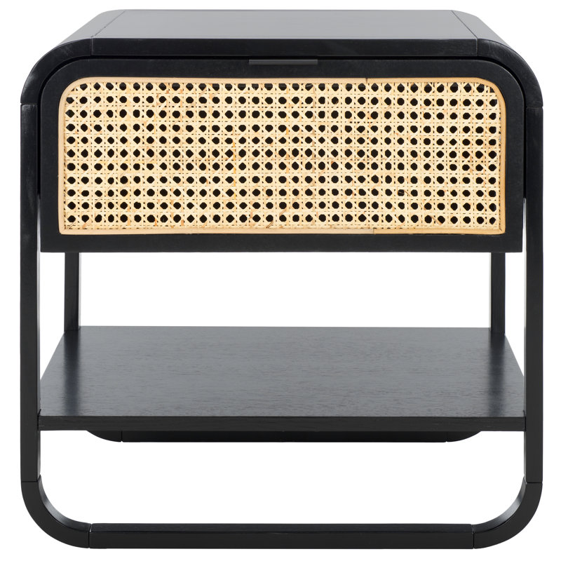 Beren 24'' W Nightstand, Black